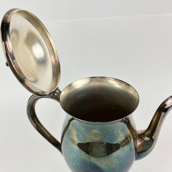 William Rogers Paul Revere Coffee Tea Pot Reproduction - Picture 3 of 7